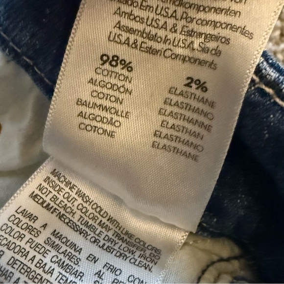 MOTHER The Looker Skinny Jeans Where Is My Mind? Denim Women’s Size 27 - Picture 15 of 16